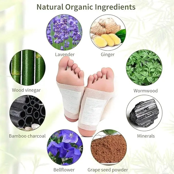 Kinoki Herbal Detox Foot Patches – 10 Pads